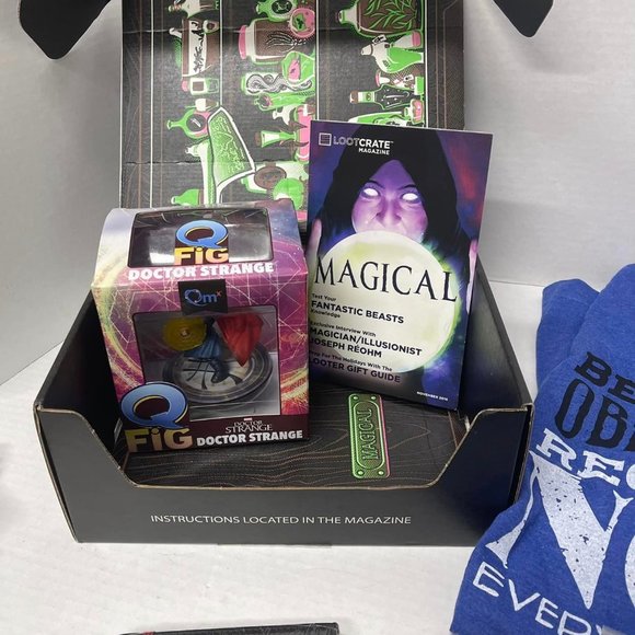 LOOT CRATE-- NOV. 2016.. Dr. Strange Toy, T-shirt--3 X-L, and MORE.... COLLECTOR - Picture 5 of 11